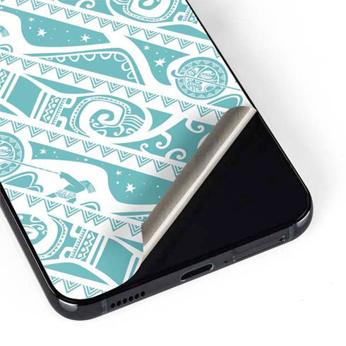 Disney Princess Moana Pattern Galaxy S22 Skin